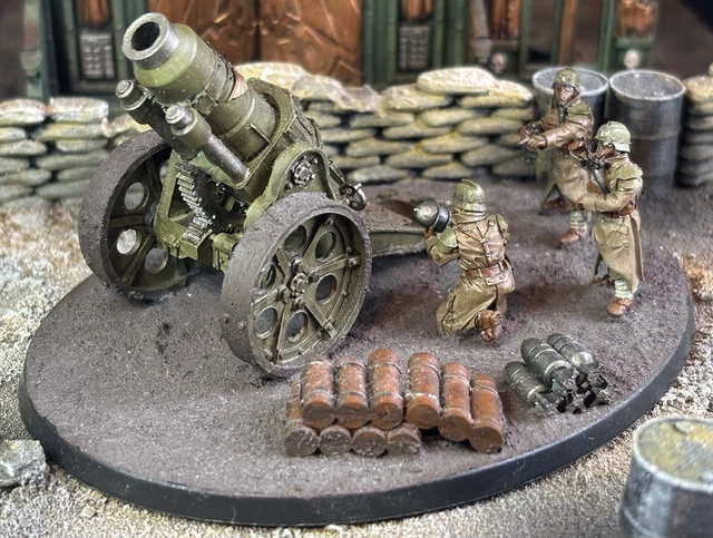 Death Korps Of Krieg Mortar Team – Forge World – Astra Militarum – Warhammer 40K – Non Monté