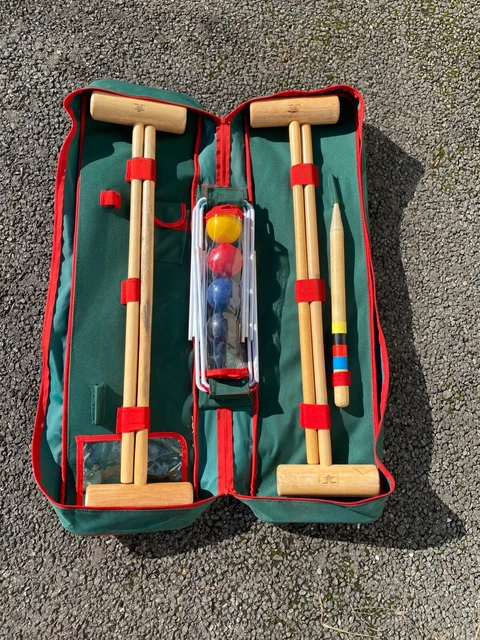 Jaques Croquet Starter Set . Great set with everything you need to get going.