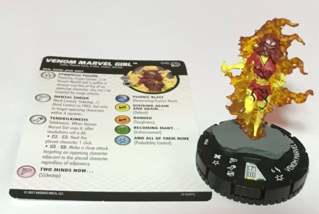 VENOM MARVEL GIRL 046 Avengers Fantastic Four Empyre Marvel HeroClix Rare