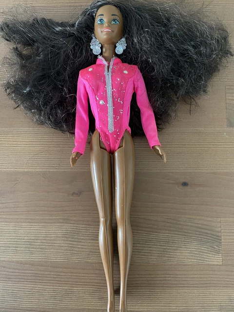 Barbie ASHA Avec Tenue Originale - Mattel 1990 - Fabriquée En Indonésie - Occasion