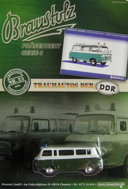 Braustolz Br. - Traumautos der DDR (Nr. 23) +++ IFA Barkas B1000 "Volkspolizei"