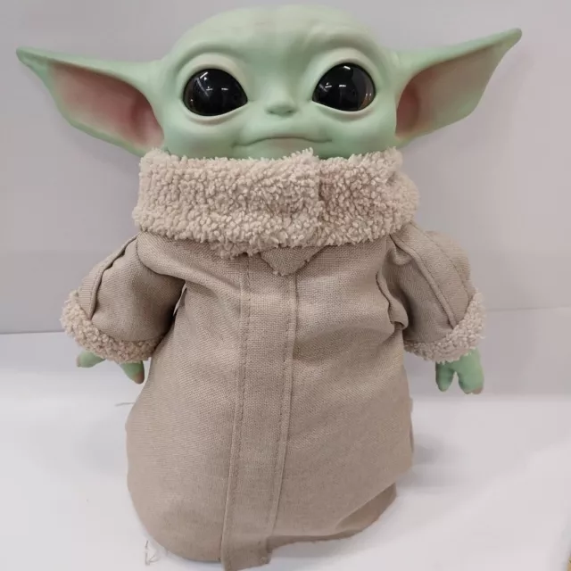 Star Wars Mandalorian The Child 11" Plush Baby Yoda Grogu Doll Mattel