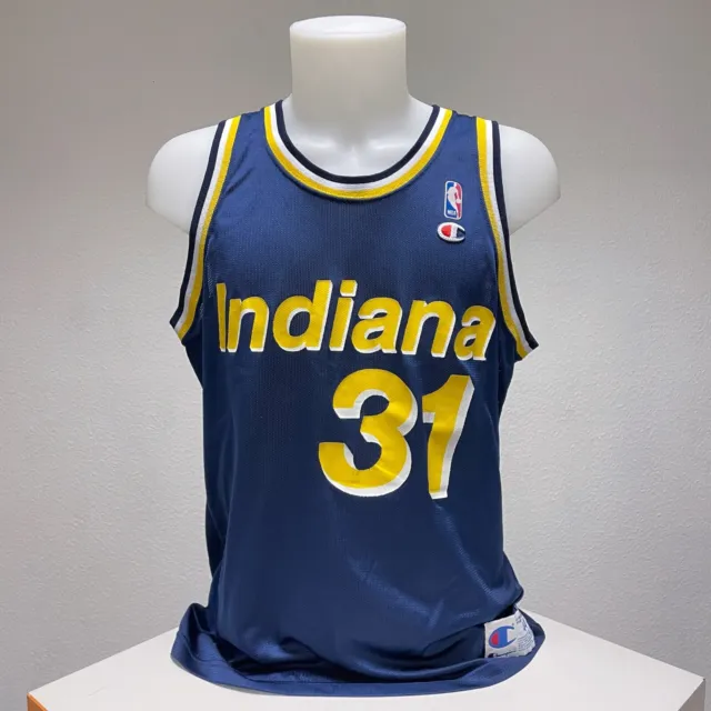 Adidas NBA Indiana Pacers Reggie Miller #31 Flo Jo Jersey Mens Medium
