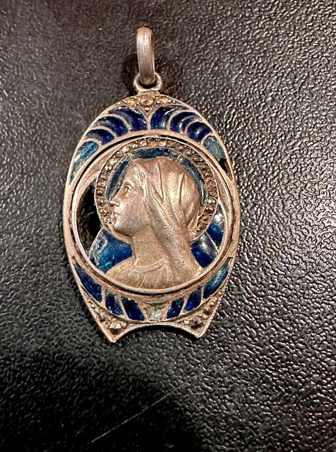 Napoleon III Broche Diamants Et émail Or 18 Carats