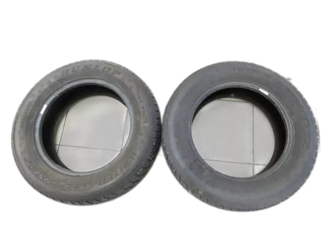 2x pneus dhiver Dunlop 195/65R15 T 5.24-5.33mm