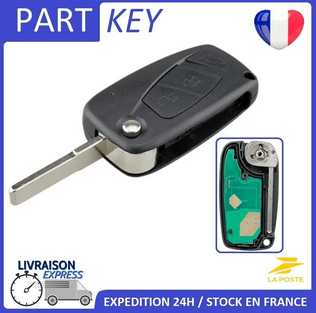 Clé Télécommande Vierge 2 Boutons Pour Dacia Sandero/Duster/Logan ID46 433Mhz - Neuf