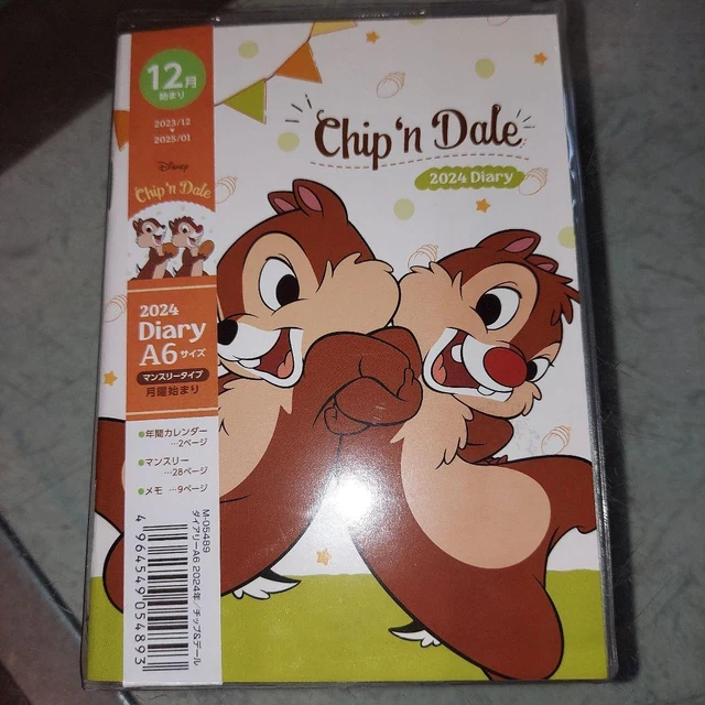 CHIP AND DALE Disney 2024 Schedule Book 59.99 PicClick