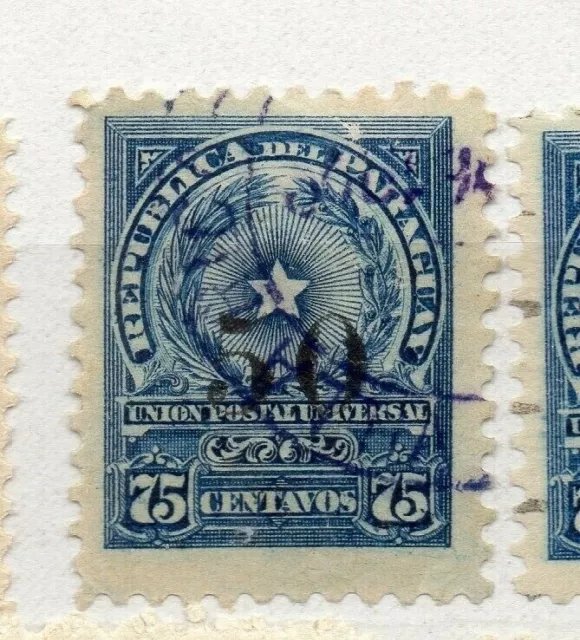 Paraguay 1920 Early Issue Fine Used 50c. Surcharged NW-175625