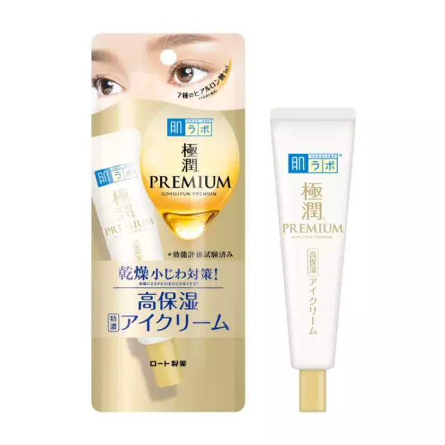 Rohto Hada Labo Gokujun Premium Hyaluron Augencreme 20g Von Japan