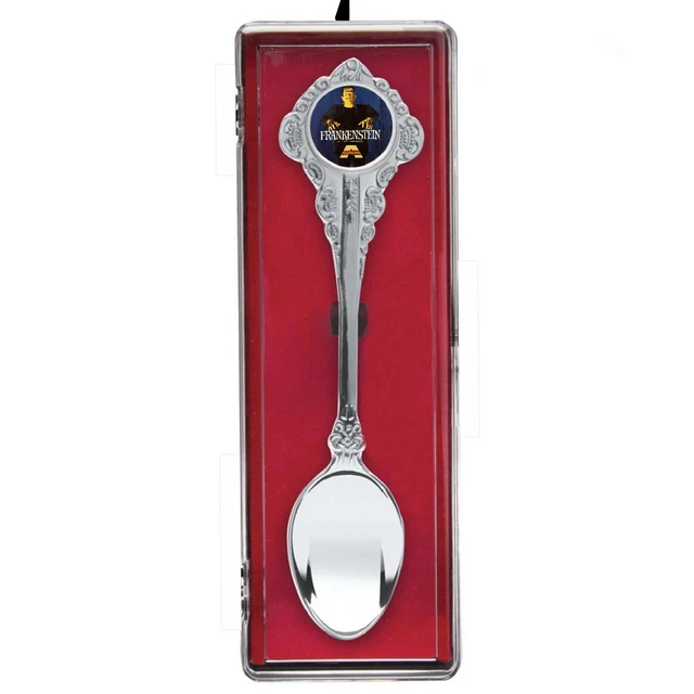 FRANKENSTEIN Aurora Monster Models Kit Spoon Collectors Souvenir + display case