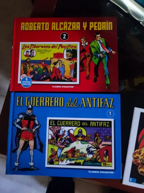 Lote Comics Hazañas Belicas Roberto Alcazar Y Pedrin El Guerrero Del Antifaz