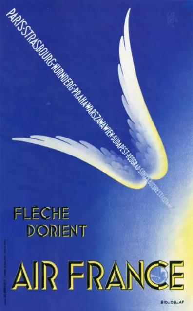 Menu Air France Concorde 28 Avril 1980