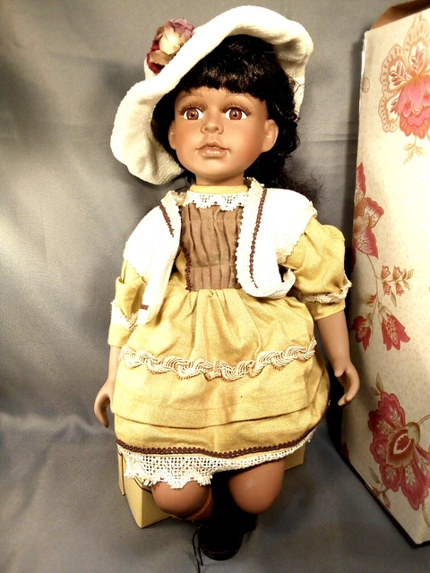 Porcelain Doll    " Hayley " Porcelain doll   Collection   18  "-46 cm