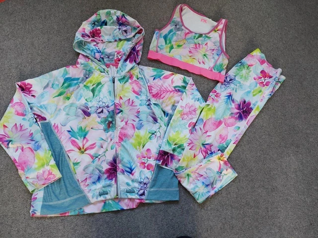 Girls Gym/Sportswear Outfit,  Silky Zip Up Jacket/Vest/Leggings   16 Years, Next