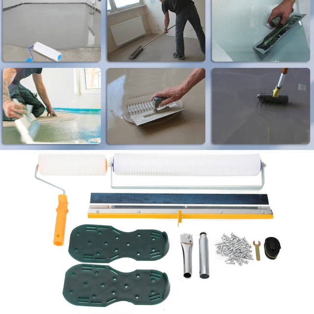 CONSTRUCTION TOOL CEMENT Selfleveling Rake Epoxy Floor Paint Roller