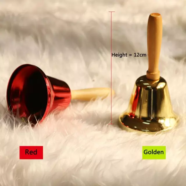 Christmas Hand Bell Novelty Santa Claus Jingle Bells Cute Wedding Party Supplies