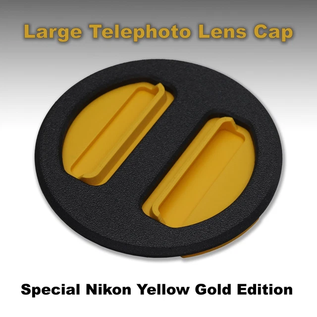Custom Gold Edition Lens Cap for Nikon NIKKOR Z 600mm f/4 TC VR S