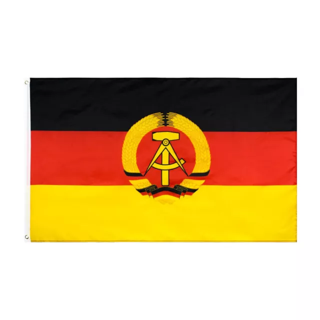 Flagge der DDR GDR East Germany Flag 90x150cm or 60x90cm/3x5ft or 2x3ft