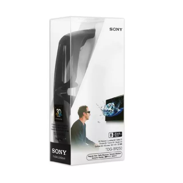 Original TDG-BR250 For Sony Bravia TV Active 3D Lunettes Glasses With USB Cable 3