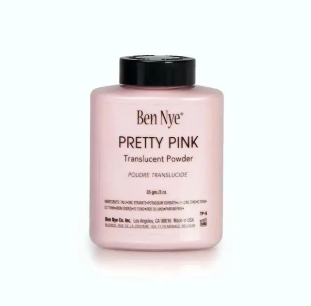 Ben Nye Pretty Pink Powder  3oz / 85g Translucent Powder