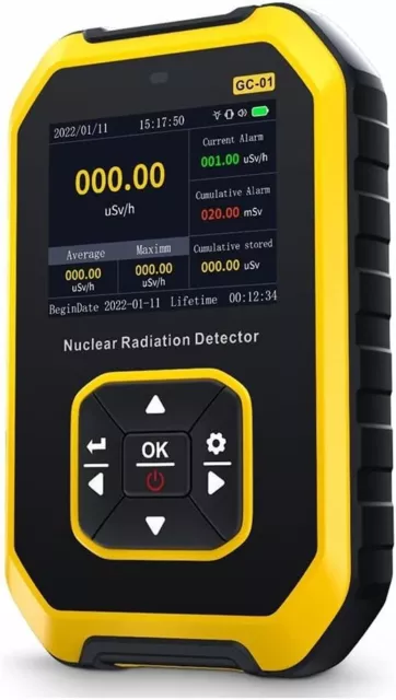 FNIRSI GC-01 Geiger counter Nuclear Radiation Detector Tester Personal Dosimeter