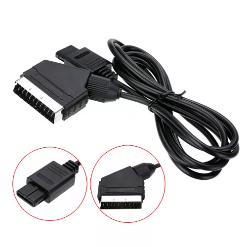 RGB Scart Cable AV Lead Cord Adapter For SNES GameCube NGC Nintendo N64 Console