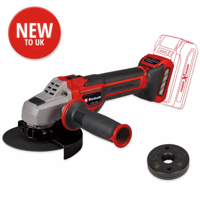 Einhell Cordless Angle Grinder 125mm TP-AG 18/125 CE Q BRUSHLESS PXC BODY ONLY