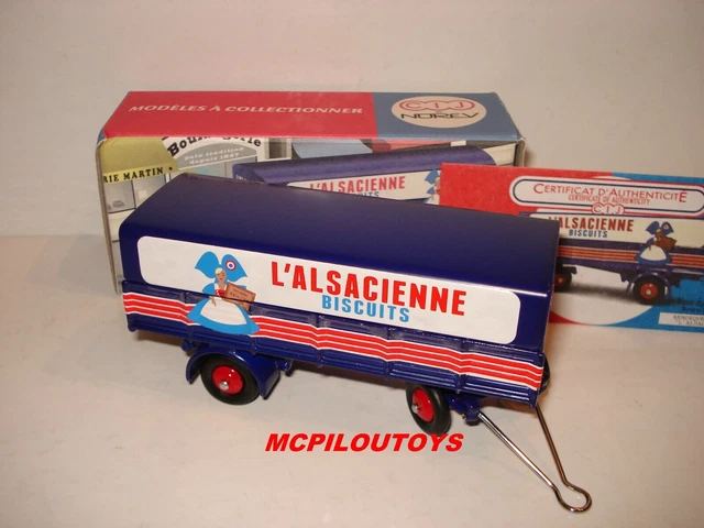Panhard Tracteur et semi-remorque Bâchée ESSO  0032 AR (1947) - Dinky