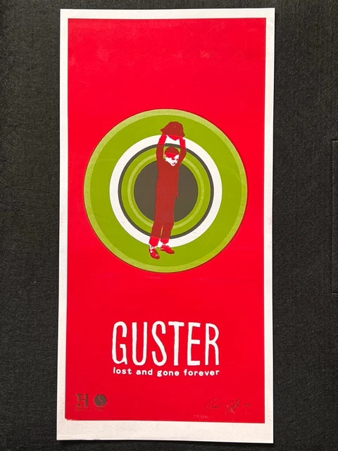 *RARE* GUSTER "Lost and Gone Forever" Silkscreen Promo Poster Hybrid/Sire (1999)