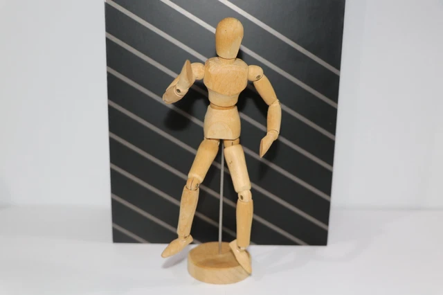 Wooden Mannequin Figure Inch Human Body Artist Drawing Sketching Model Preloved