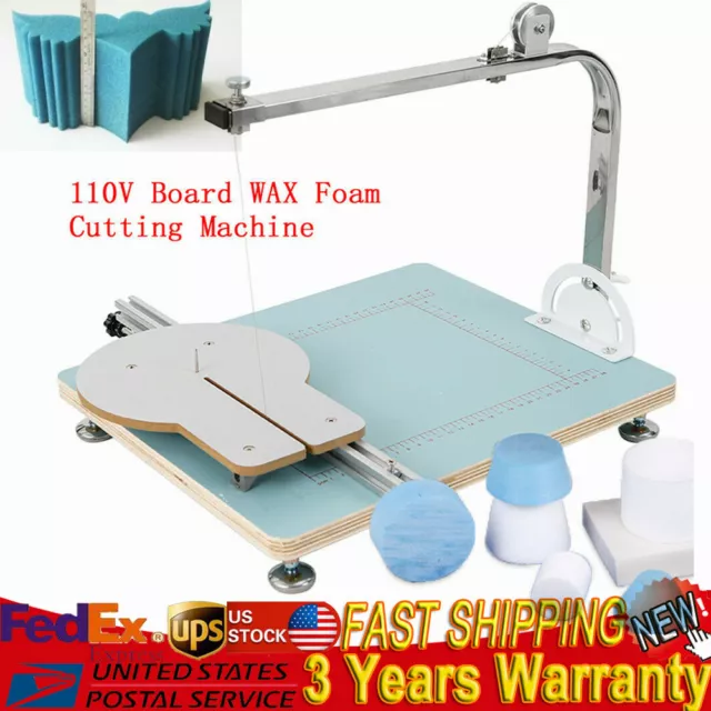 110V Hot Wire Styrofoam Cutter Foam Sponge Cutting Machine Work Table Board  Tool
