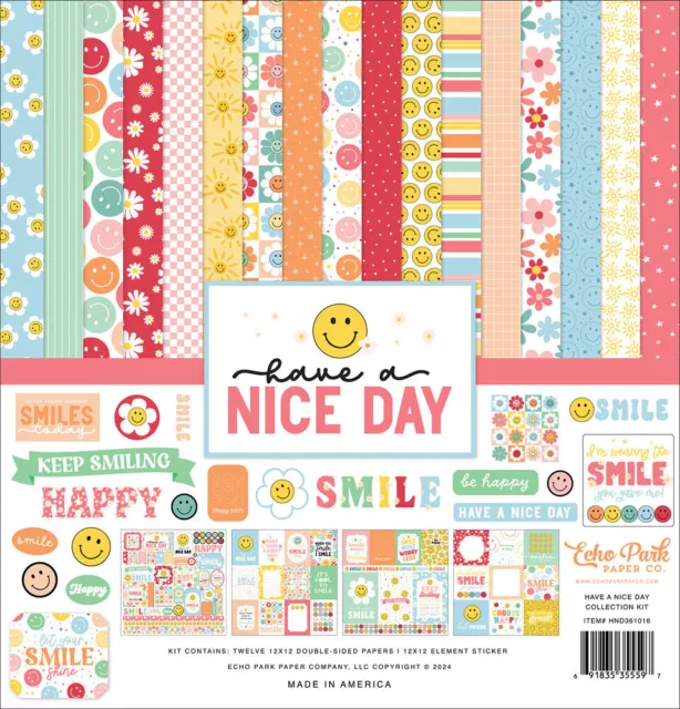 Echo Park  12 x 12 Paper Pad Collection Kit  -  Have A Nice Day