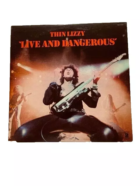 Thin Lizzy – Live And Dangerous- 2 Vinyl LPs. Mercury 1978. VG