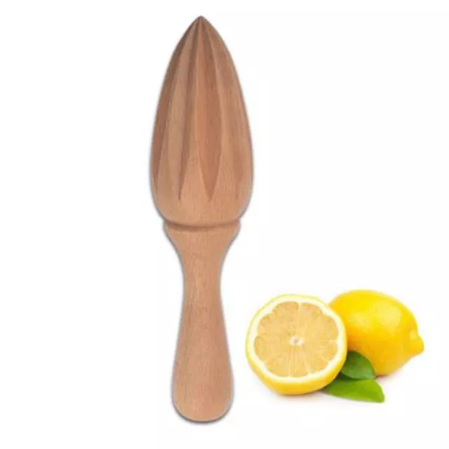 Exprimidor manual de madera exprimidor de cítricos limón exprimidor de frutas jugo de naranja extracto ~UL