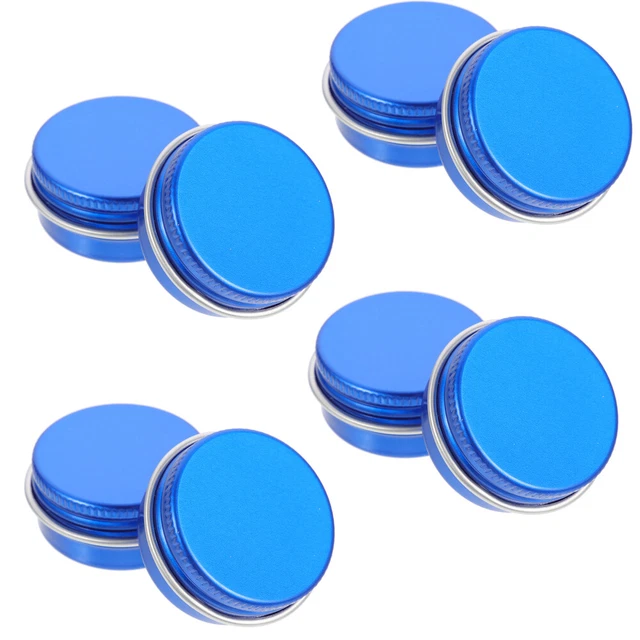 10 piezas caja de almacenamiento para velas latas de velas metal mini bálsamo labial