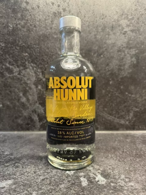 Absolut Vodka - HUNNI - Limited Edition UK🇬🇧 - full & sealed - 0,7l - 40% vol.