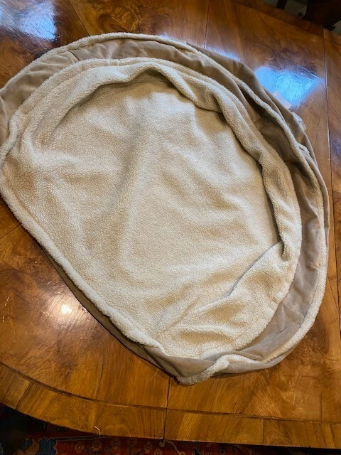 New ORVIS Bolster Dog Bed Cover only  Lounger  36" x 29" No label