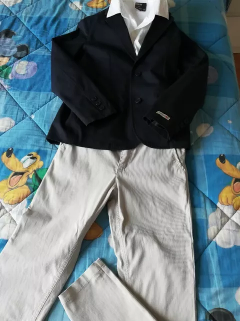 Abito elegante MASH (giacca camicia pantalone) bambino per comunione cerimonia