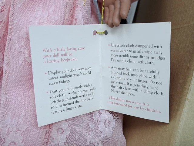 Treasury Collection Paradise Galleries Porcelain Musical Doll -  Bedtime Prayers 8