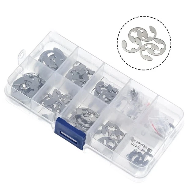 AUZHU – Bague De Fixation Sct-alliage D'aluminium, Anneau De Retenue à Vis Fendu, Bague De Positionnement, Bagues De Poussée