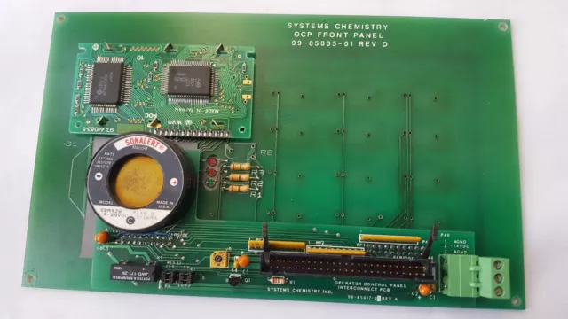 Systems Chemistry Inc 99-85005-01 Rev D Opc Front Operator Interface Panel 3