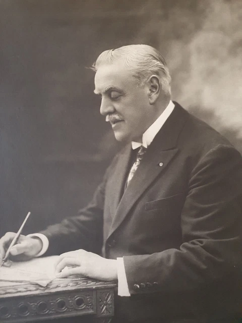 PHOTO ANCIENNE NOIR blanc Portrait compositeur Auguste Bosc Musique