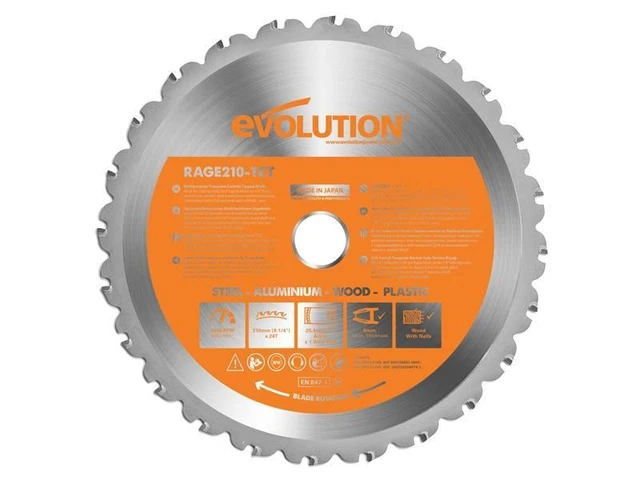Evolution - Multi-Material Mitre Saw Blade 210 x 25.4mm x 24T