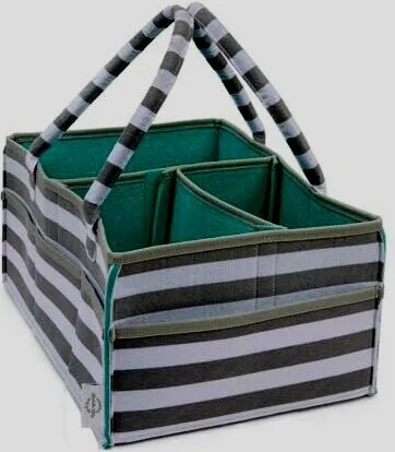 Baby Diaper Caddy Organizer for Boy or Girl Diaper Change Tote (New)