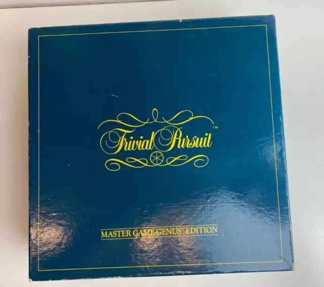 Trivial Pursuit Master Spiel Genus Edition - Blue Box 1983 - komplett