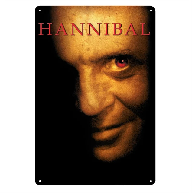 Hannibal Horror Movie Metal Poster Tin Sign Cinema Wall Decor 20x30cm Hannibal Horror Movie Metal Poster Tin Sign Cinema Wall Decor 20x30cm