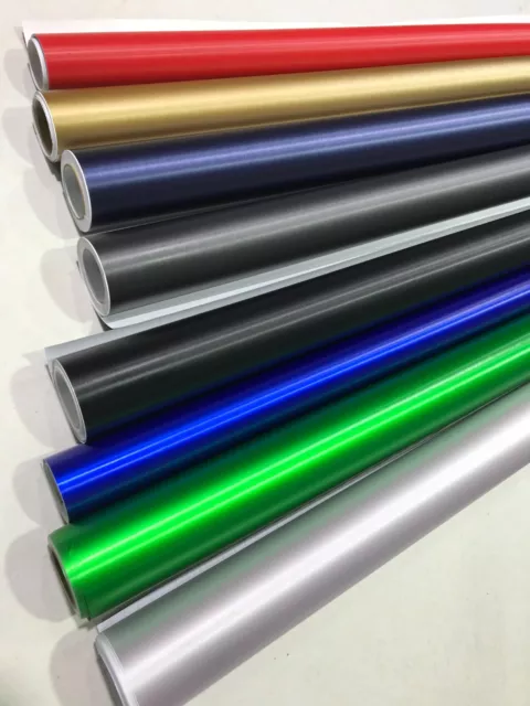 Car Vinyl Wrap Film Brushed Aluminium Air Free  Vehicle Auto wrapping sticker UK