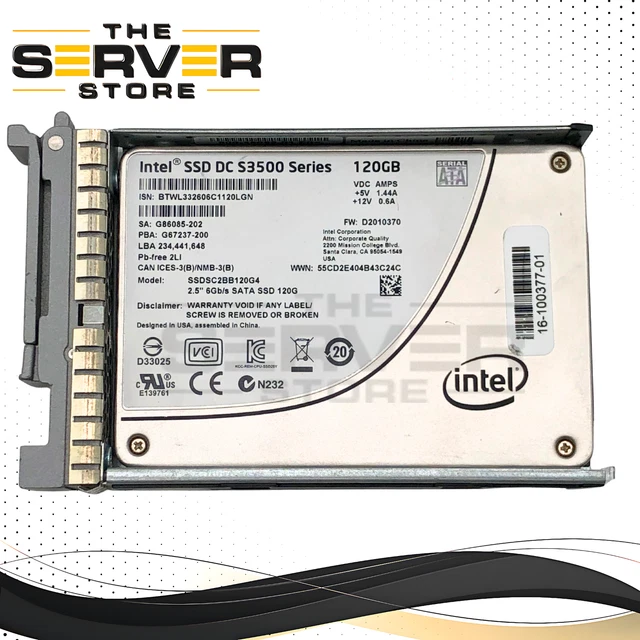 Intel S3500 Ssdsc2bb120g4 CISCO INTEL DC S3500 120GB SATA 6G SSD