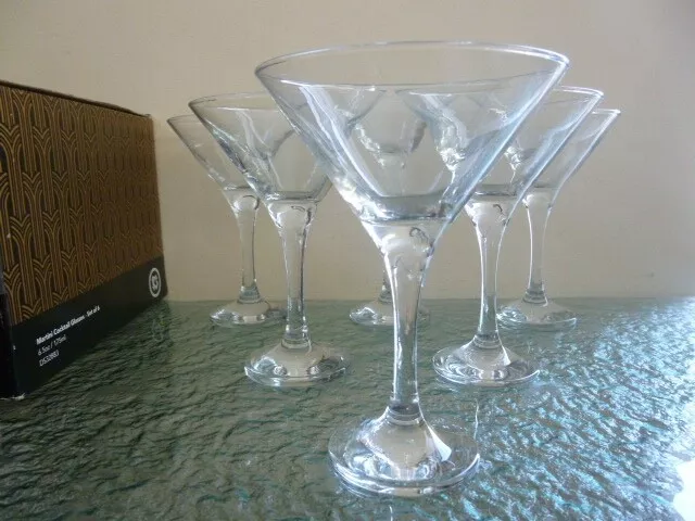Set of 6 Essence Martini Cocktail Glasses 175ml by Bar @ Drinkstuff No. DS32883