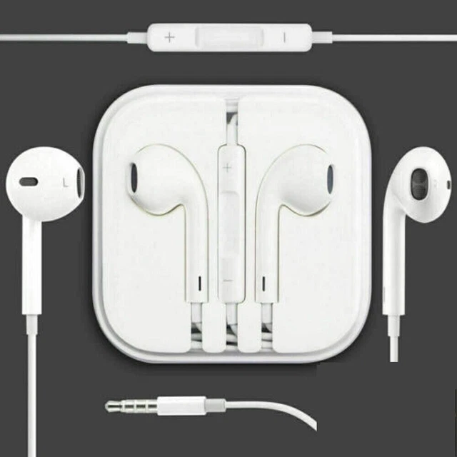 Earphones for Apple iPhone 6 6s Plus 5s iPad Headphones Handsfree With Mic 3.5MM